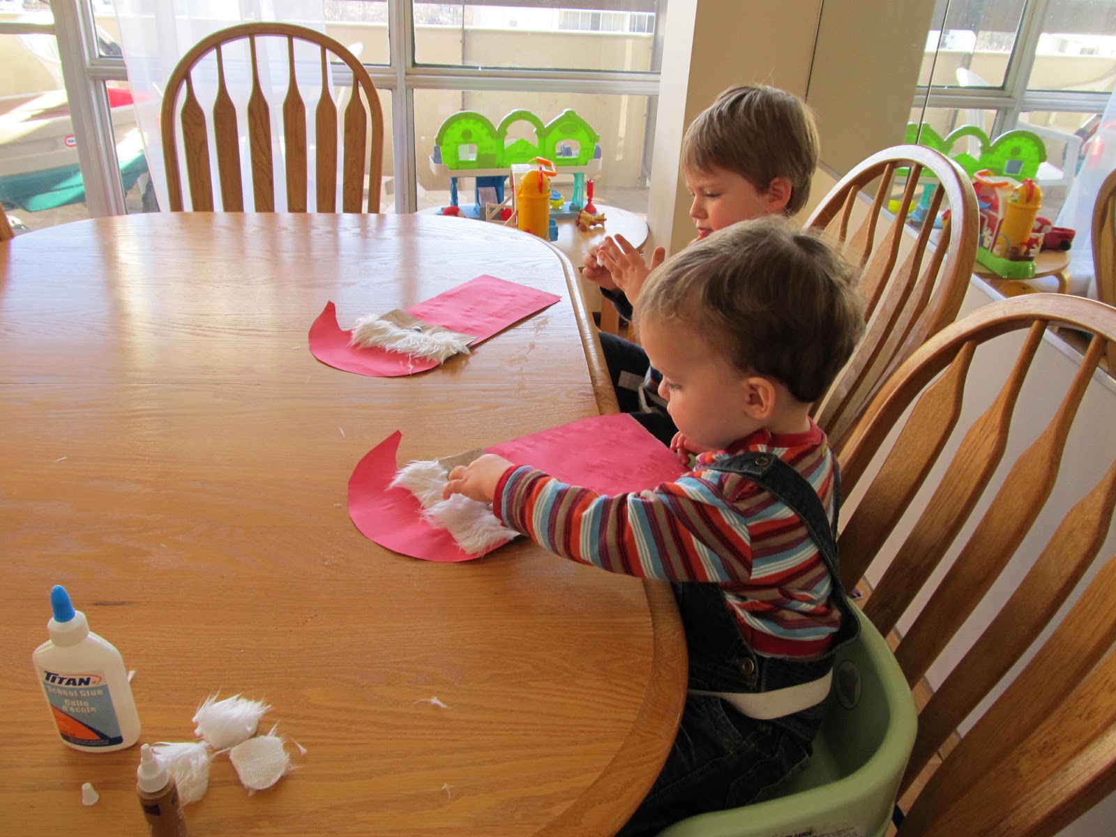 High Park Home Daycare Paper Bag Santa Puppets