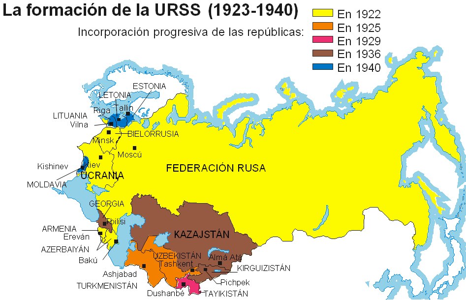 Paises De La Ex Urss Mapa