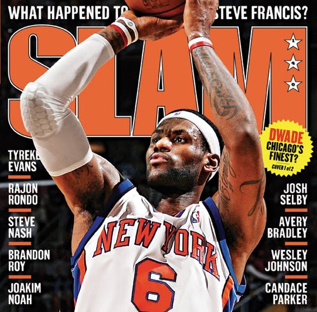 Music Is My Soul Slam Magazien Covers Lebron James as New York Knick