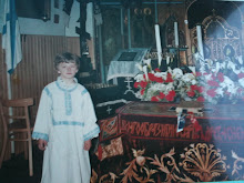 Théophane devant l'Iconostase de l'Eglise Orthodoxe de Marseille.