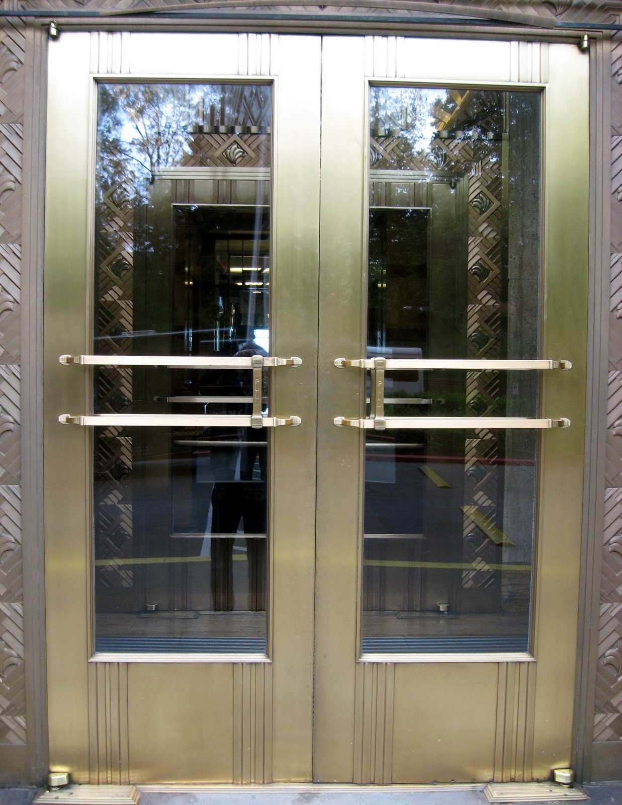 HEAVY METAL WORKS Bronze Door Restoration "Art Deco"