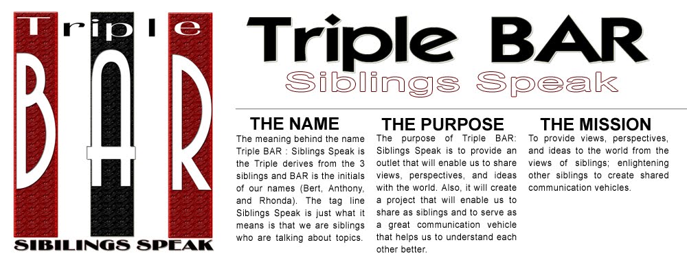 Triple BAR : Siblings Speak