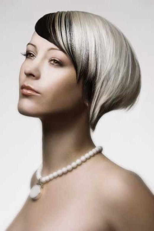 Short modern haircuts help a woman make a statement about her personality.