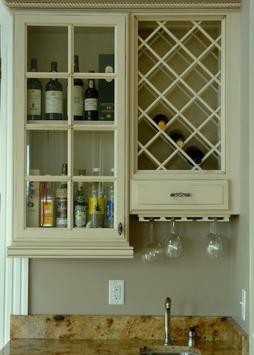 a wet bar for the mixologist in you
