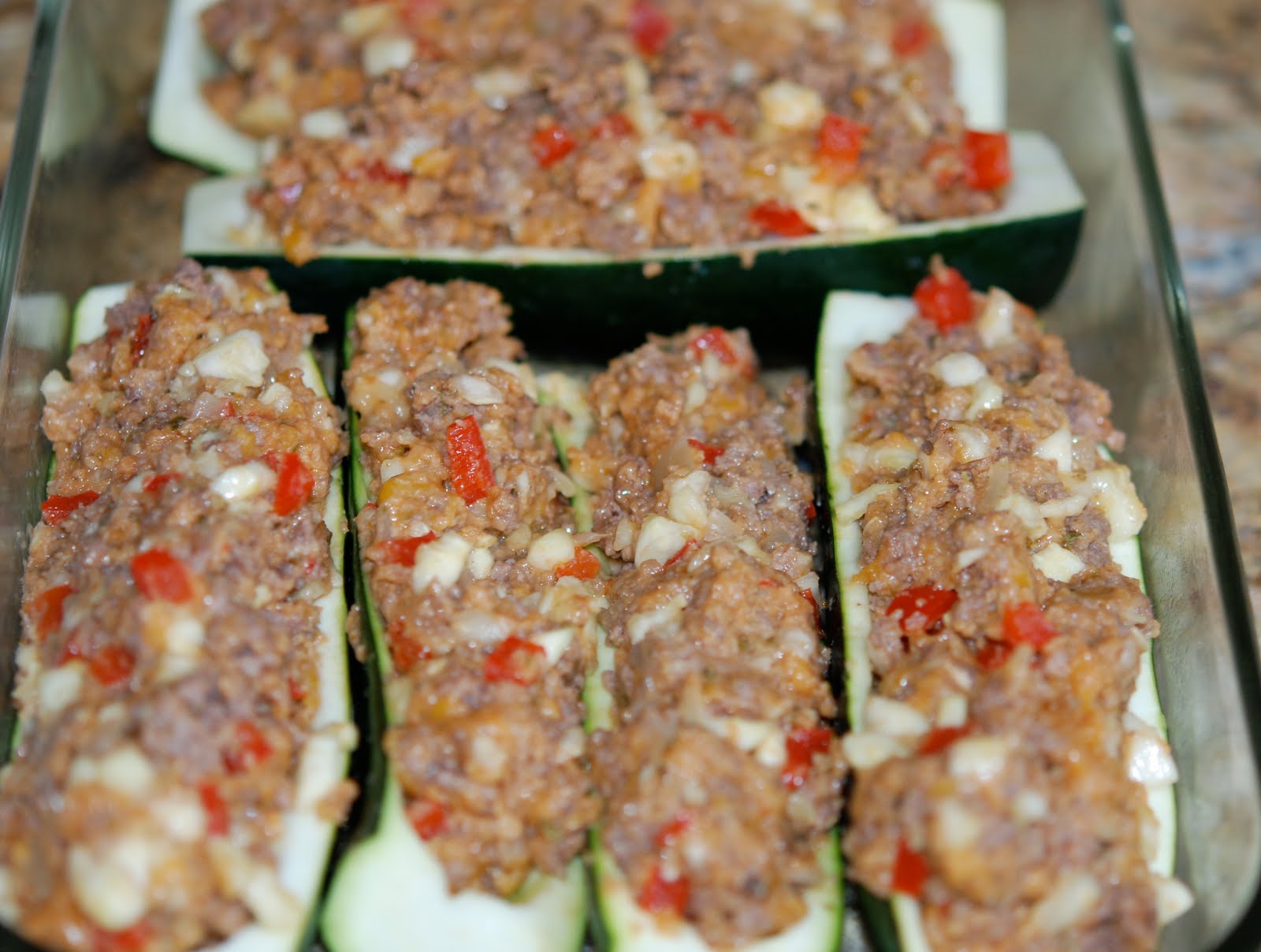 marys bites Stuffed Italian Zucchini