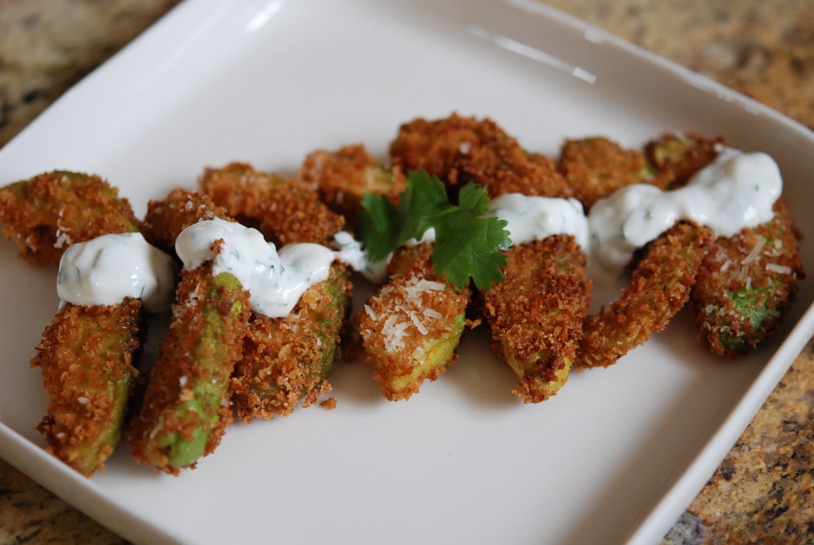 marys bites Fried Avocados with Lime Dipping Sauce