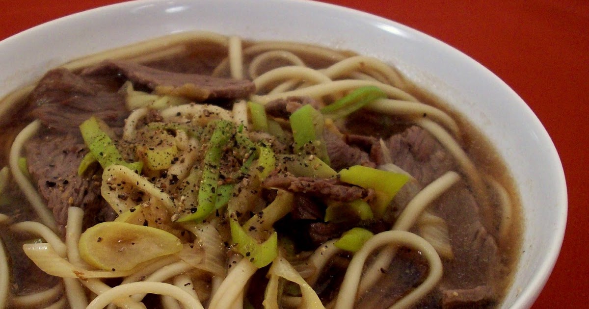 Take it and Like it Beef & Leek Udon Soup