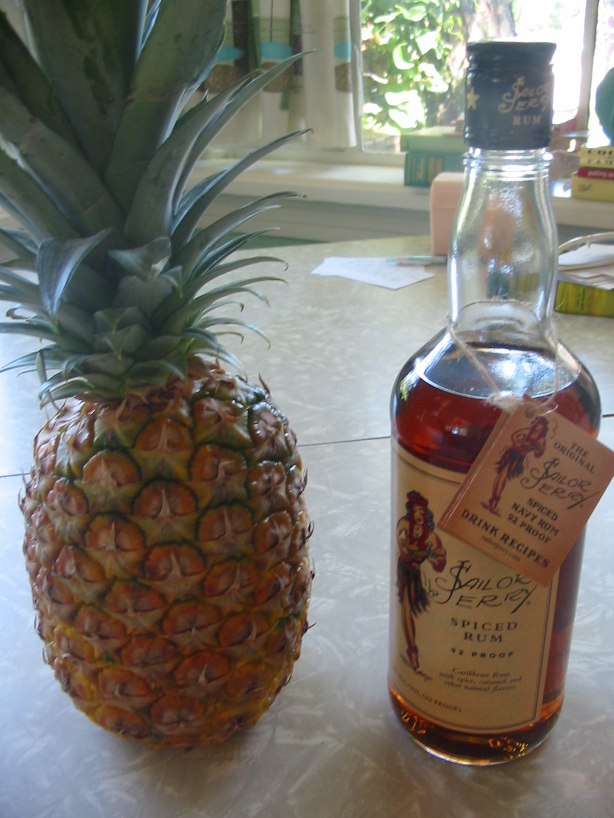 The Hungry Texan Rum Soaked Grilled Pineapple