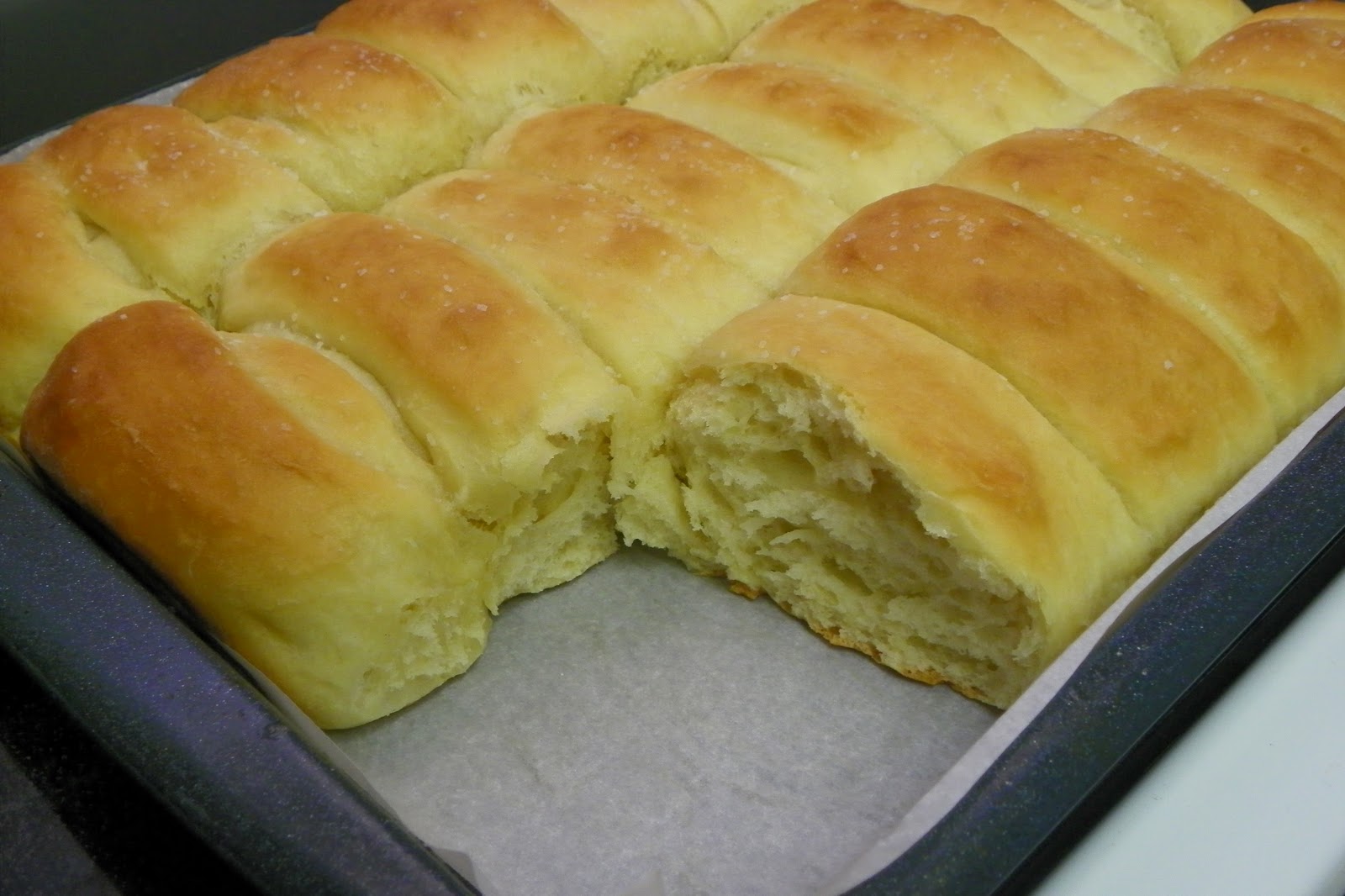 Having Fun in the Kitchen! Parker House Rolls