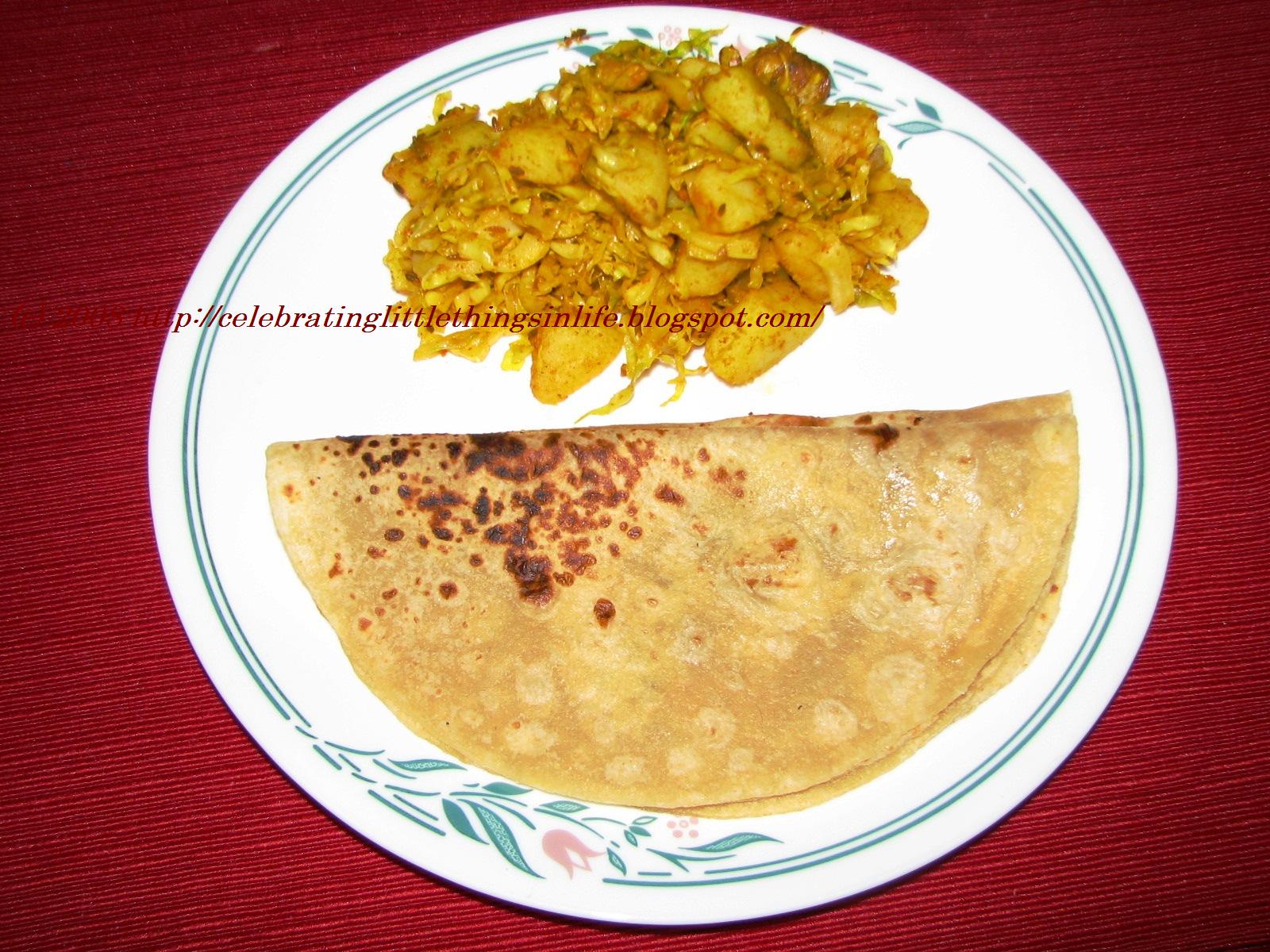 Celebrating Little Things In Life Cabbage Sabzi/ Patta Gobi Sabzi