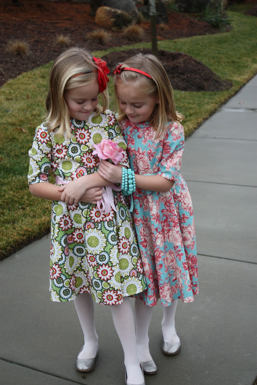 MOM Two dresses for two girls, on the 2nd of January.