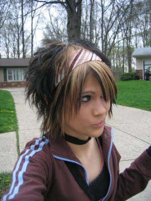 Emo Punk Rock Hairstyle girl hairstyle pictures. Labels: Emo Girl hairstyles