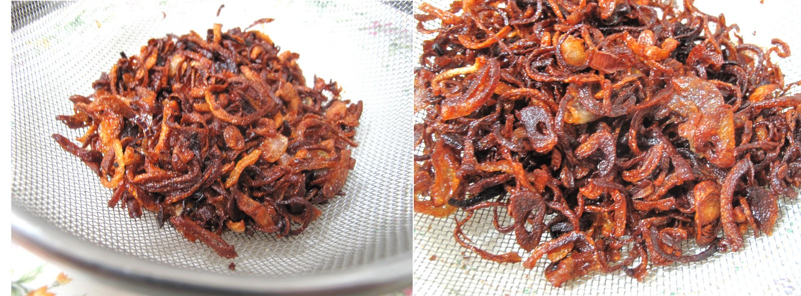 Making Perfect Birista Crisp Deep Fried Onions Journey Kitchen