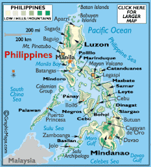 Map of Mid Philippines
