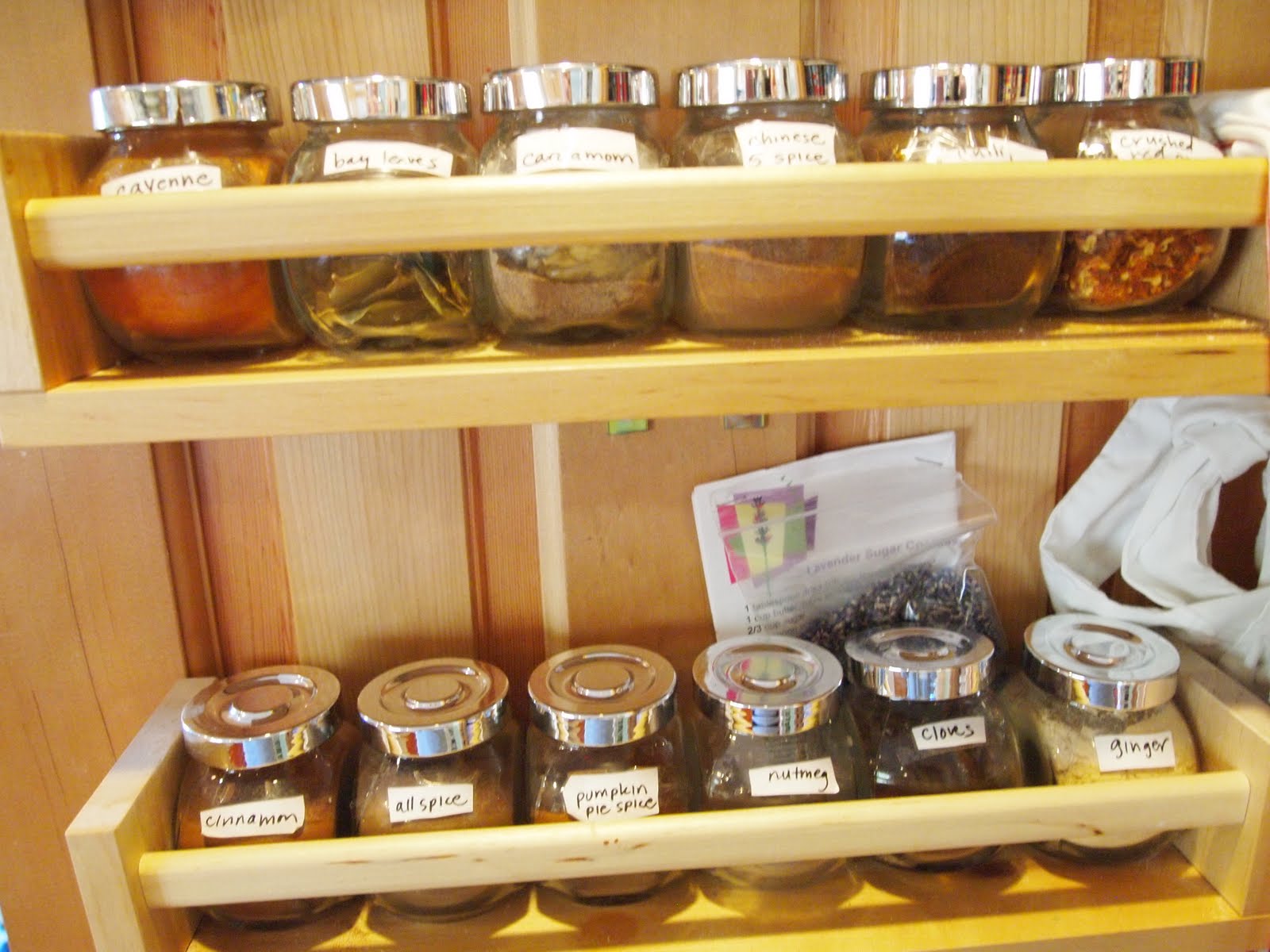 The Alchemist My Spice Rack Spice Organization with Baby Food Jars