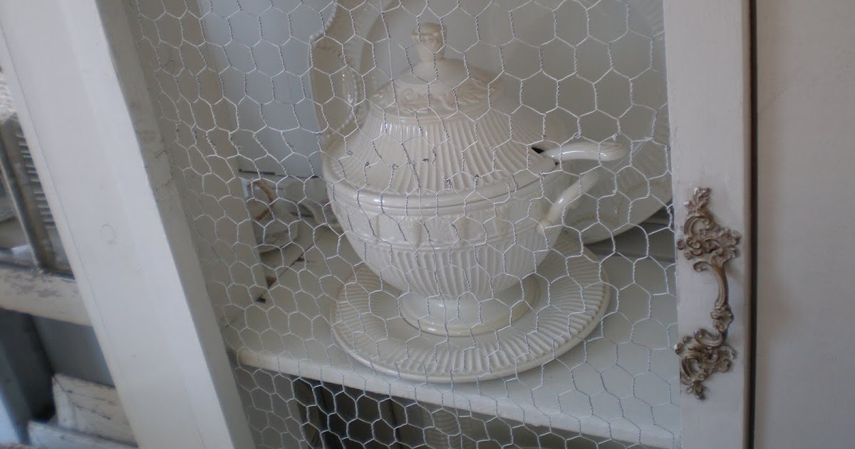 My Shabby Streamside Studio My Chicken Wire China