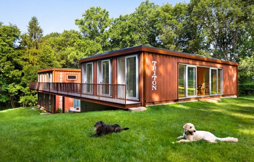 Review Beautiful Shipping Container home in NJ