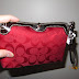 coach wristlets red