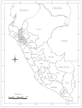 EL Perú y sus departamanentos para colorear