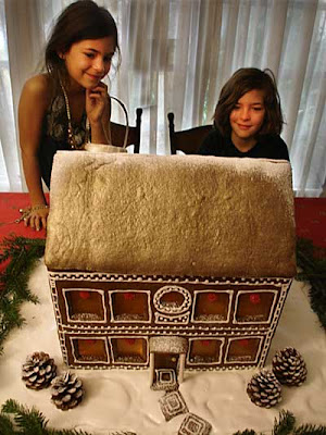 Gluten Free Gingerbread House Recipe Image