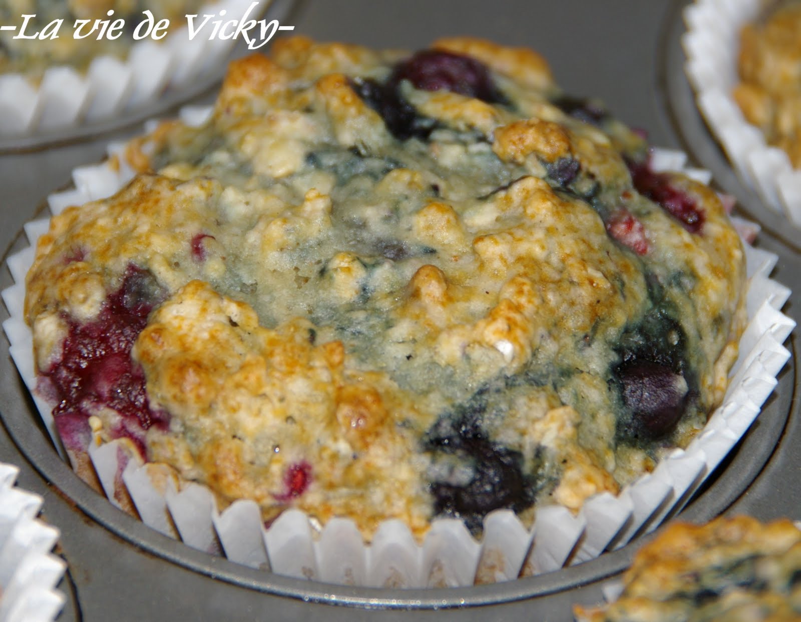 Ma petite vie! Muffin explosion de fruits!!!