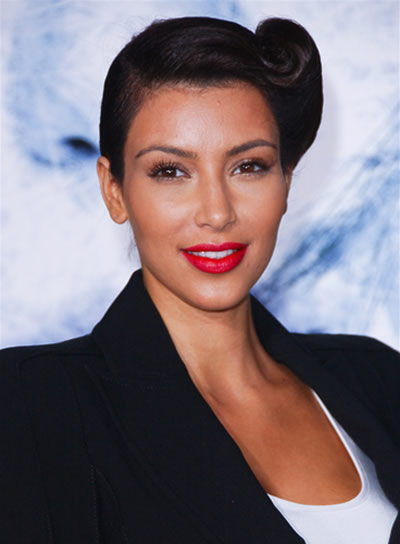 Pictures Of Kim Kardashians Hair. Kim Kardashian#39;s Hair Styling