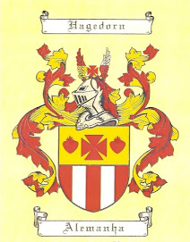 Brasão de Armas oficial da família Hagedorn