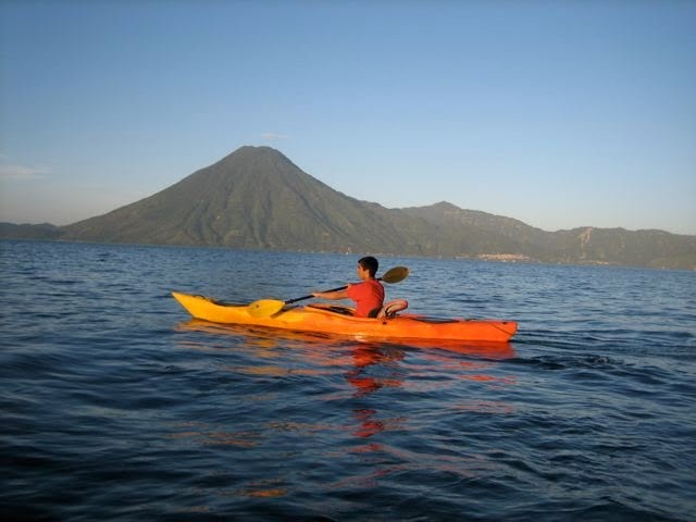 Kayaking in Atitlan