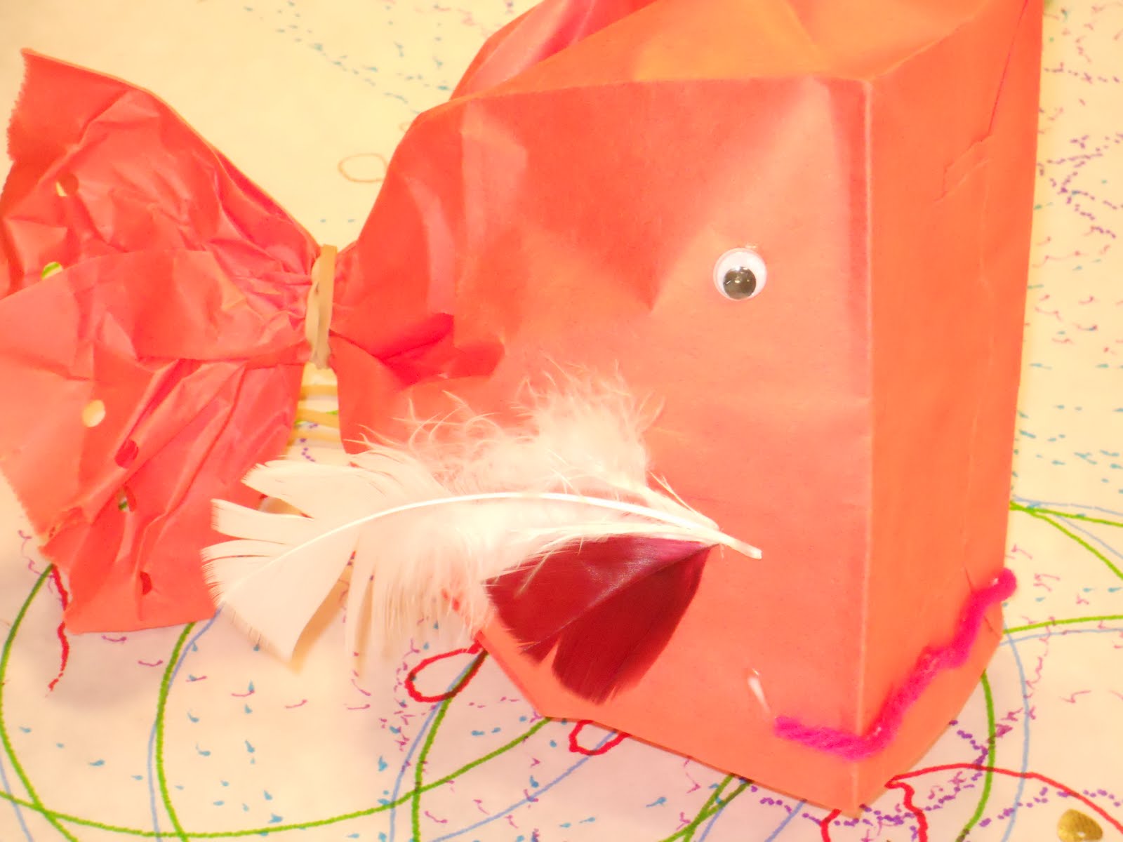 LBPL KIDS BLOG FUN CRAFT PAPER BAG FISH