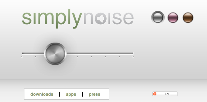 Simply Noise is a white noise