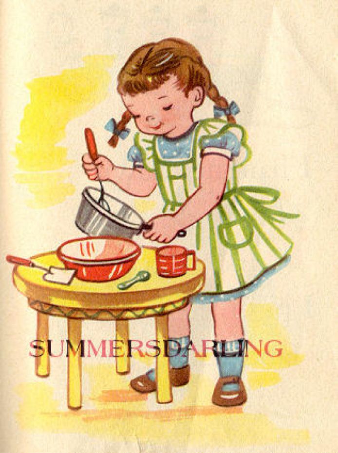 Little Girl Cooking