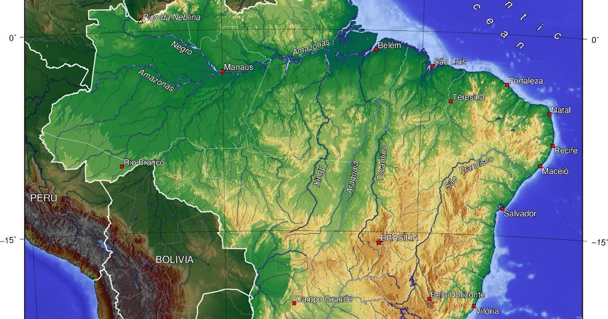 PAPAYA TOPOGRAPHY OF BRAZIL