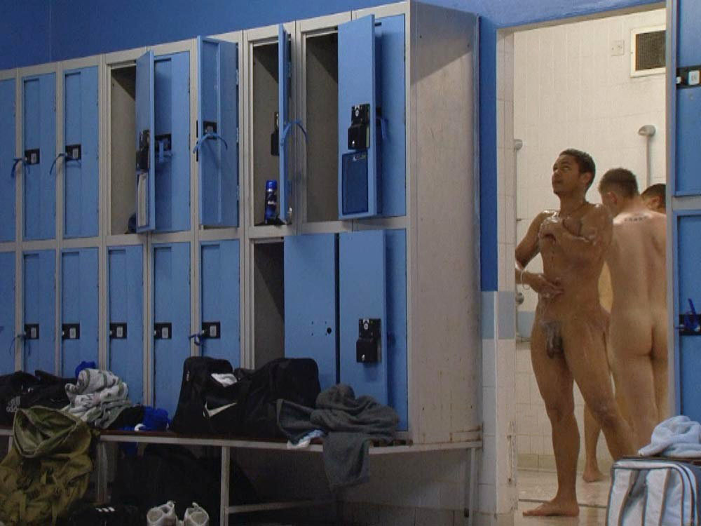 Changing in man naked room