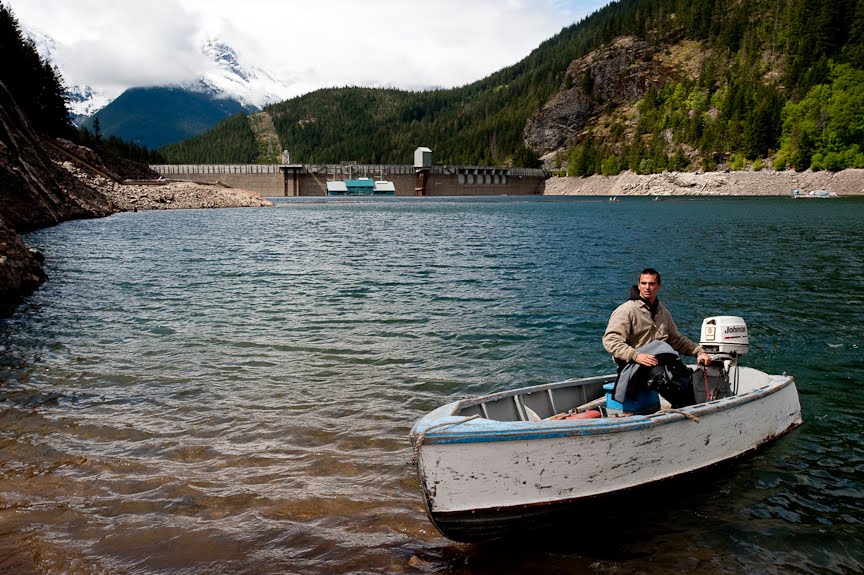 Tom S View From Ross Lake Resort When Blue Boats Retire