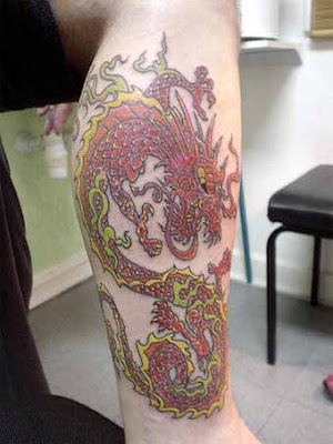 Foot Tattoos With Japanese Dragon Tattoo Picture 6