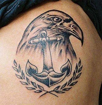 Tetovaže Eagle+and+anchor+tattoo