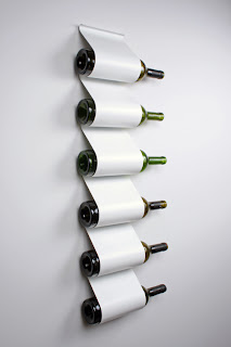 wine rack iron design