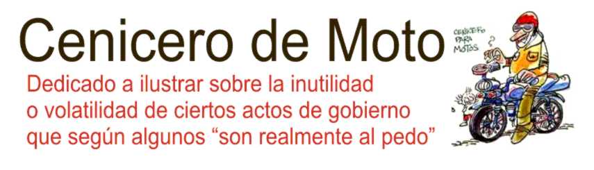 Al Pedo Como Cenicero de Moto