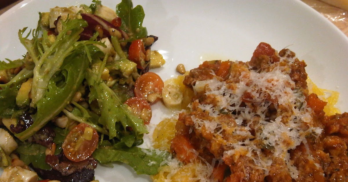 siriously delicious Meat Ragu with Spaghetti Squash