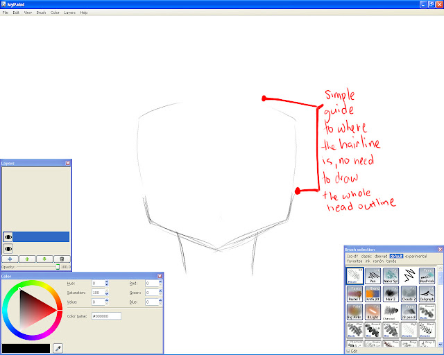 More on that when I post my tutorial on how to draw manga and anime heads.