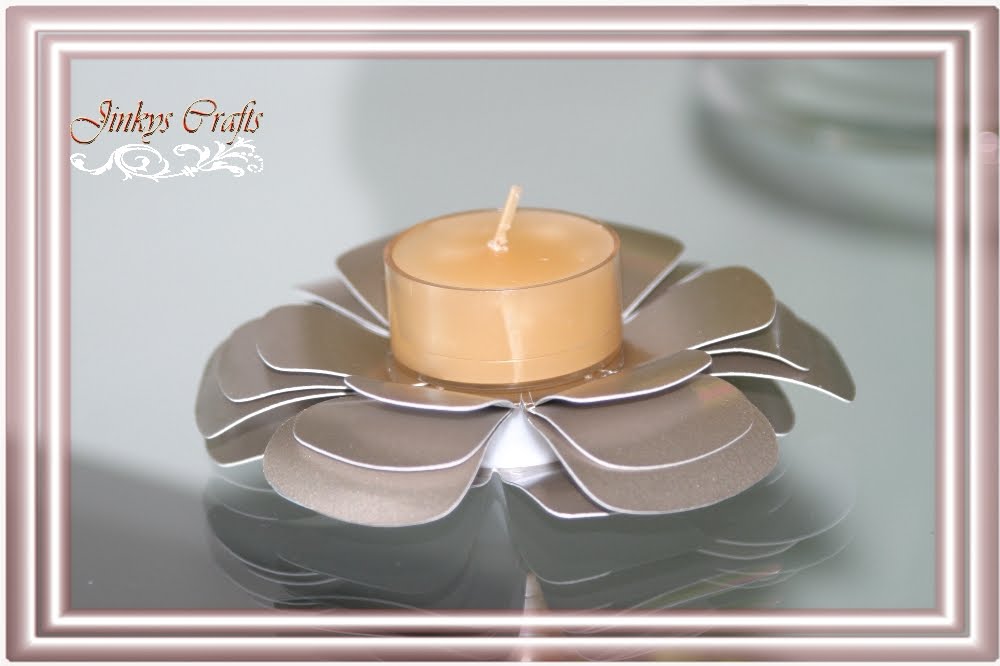 Jinky's Crafts & Designs DIY Candle Holder Using Cricut