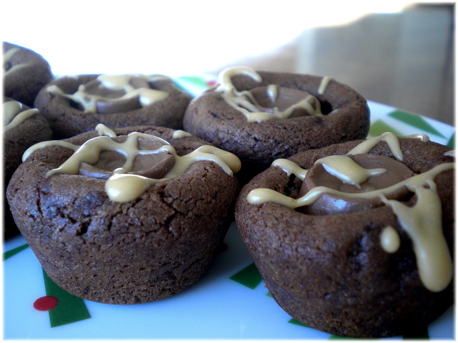 Mom Taught Us... Chocolate Caramel Espresso Cookies.