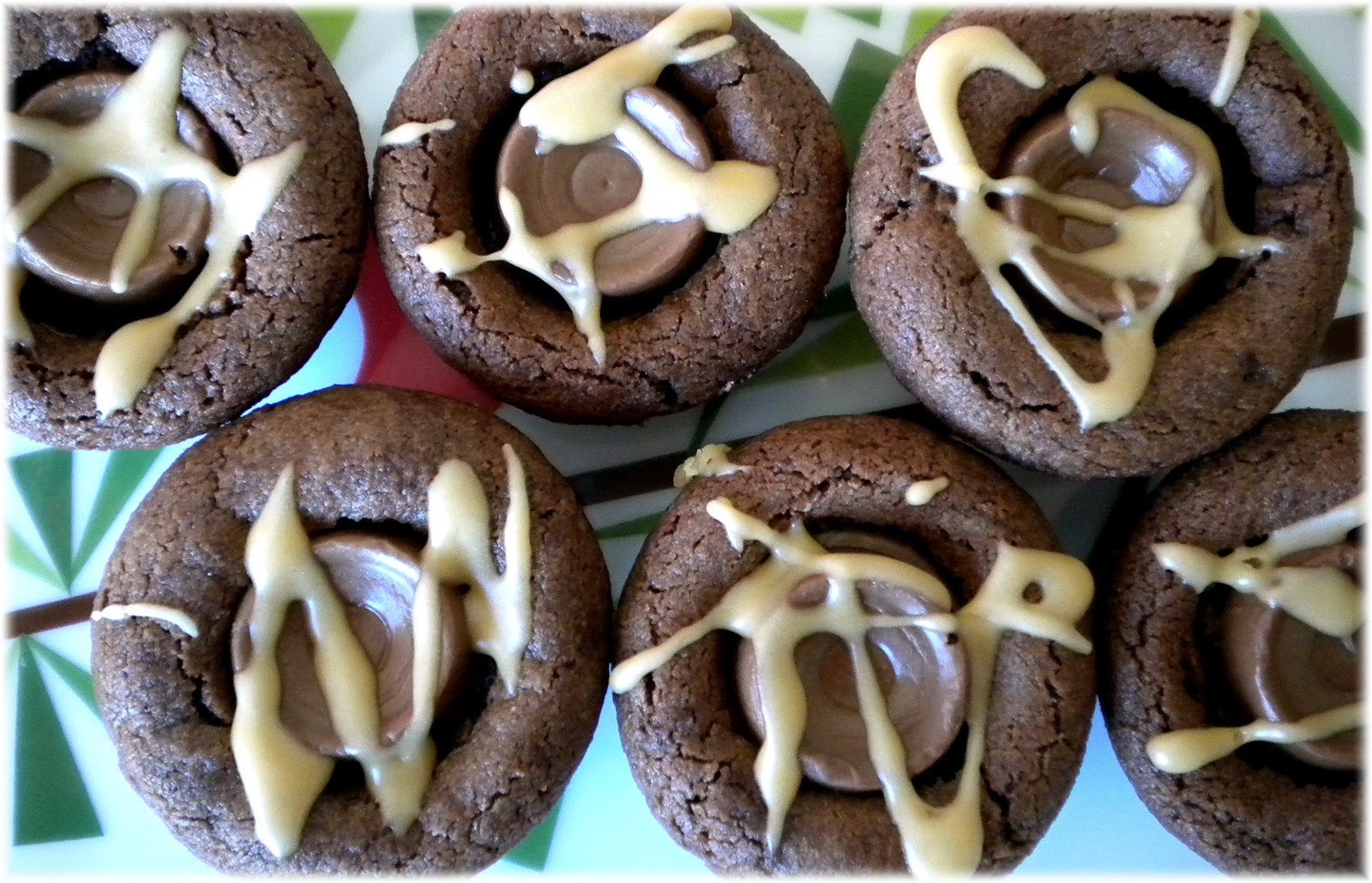 Mom Taught Us... Chocolate Caramel Espresso Cookies.