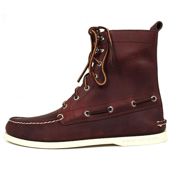 EMM (pronounced EdoubleM) Sperry Topsider A/O 7 Eye Boot in Brown