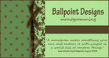 Ballpoint Designs Monogramming