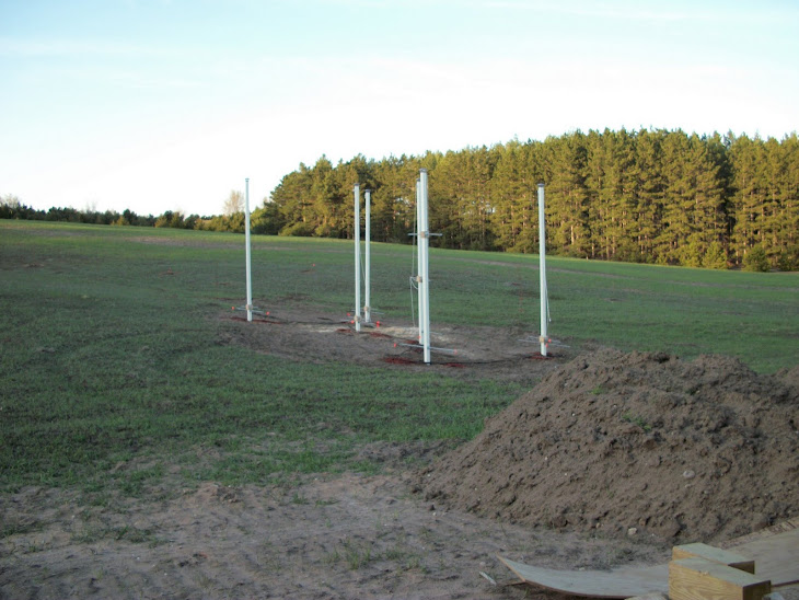 Hops Poles In Ground
