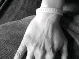 Livestrong B&W wristband