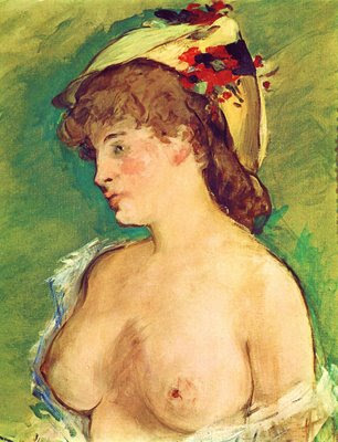 ISLA DE LAS ESTRELLAS Manet,_Edouard_-_Blonde_Woman_with_Bare_Breasts
