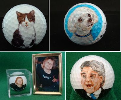 Hand Painted Golf Ball Art (3) 3