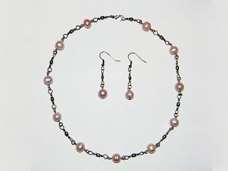 tin cup necklace origin pearl
